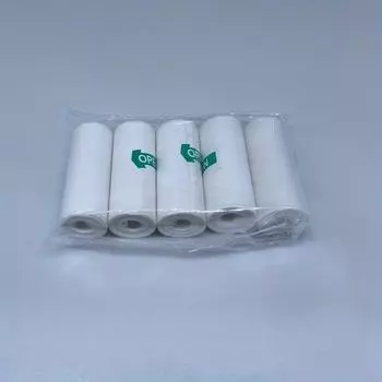 5/10 рулонов самоклеящейся бумаги для мини-принтера, самоклеящейся бумаги, белой термобумаги, этикеток для принтера, наклеек 5 rolls