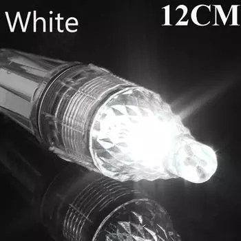5/10 шт 12 см 17 см Глубокая подводный светодиодный фонарь для приманки 0-300 м Рыболовная лампа-вспышка для кальмаров Ночная рыбалка Аксессуары для морской рыбалки 5PCS