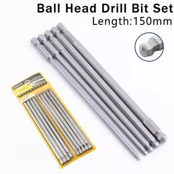 5/10 шт. 1/4 шестигранный хвостовик 150 мм магнитный шаровой наконечник шестигранные отвертки набор электрических отверток дрель