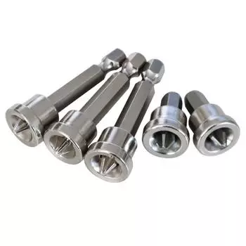 5/10 шт. 25/50 мм биты для отверток для гипсокартона короткий ограничитель глубины гипсокартон 6,35 мм хвостовик стопорные винты деревообработка гипсокартон локатор