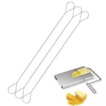 5/10 шт. 304 нержавеющая сталь проволока для сырорезки сменная проволока для сырореза для сырных блоков проволока для доски для резки масла 5Pcs