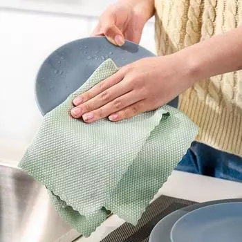 5/10 шт 30x40 см салфетка для чистки кухни от рыбьей чешуи без полос и царапин впитывающая 5pcs
