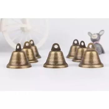 5/10 шт. 38 мм латунные рождественские украшения колокольчики подвески для домашних животных висят для праздничной вечеринки изготовление украшений в виде колокольчиков