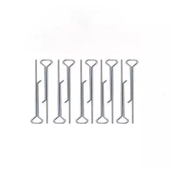 5/10 шт. 4,3-дюймовые держатели для фитиля, зажим для фиксатора фитиля, держатели из нержавеющей стали для изготовления свечей, инструменты для центрирования металлического фитиля One Size