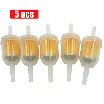 5/10 шт 6MM-8MM 1/4 газовый встроенный топливный фильтр авто мото внутренние фильтры трубы газовые/топливные фильтры для газонокосилки небольшой двигатель