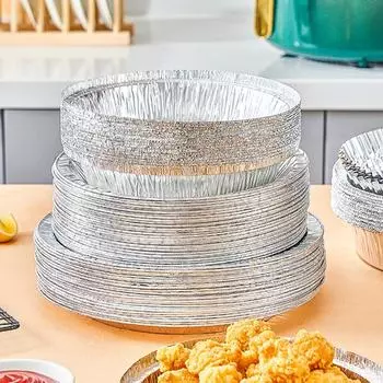 5/10 шт., алюминиевая фольга, маслостойкая, жестяная коробка, фритюрница, одноразовая, бумажная, с антипригарным покрытием, корзина для варки на пару, бытовая, фольга, кухонные принадлежности для барбекю