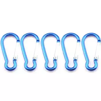 5/10 шт. Алюминиевый сплав карабин пружинный зажим крюк подпружиненный крючок для чайника для кемпинга походов