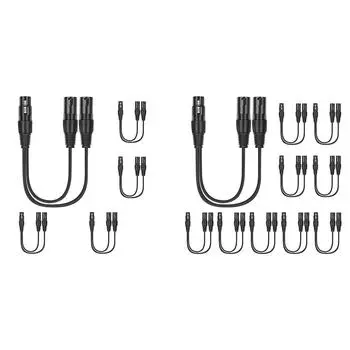 5/10 шт. аудиоадаптер 0,3 м для микшера, микрофона, усилителя динамика 5PCS