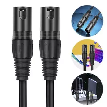 5/10 шт. Аудиоадаптер 0,3 м XLR микрофонный кабель для микшера микрофона динамика усилителя 5PCS