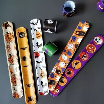 5/10 шт. Хэллоуин Пэт Хооп Браслет Украшения для вечеринки Круглый Браслет Для Крещения Ребенка День Рождения Украшения Для Вечеринки Подарок Детям