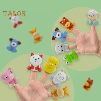 5/10 шт. Игрушка в виде сельскохозяйственного животного, обучающая счету, сопоставлению, сортировке, мелкой моторике, обучающая мини-игрушка в виде животного, подарок для малышей, мальчиков и девочек C