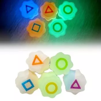 5/10 шт. Корейская традиционная игра по ловле камней, светящиеся в темноте камни Джека, тренировка координации рук и глаз, семейная вечеринка, игрушка для ловли камешков A