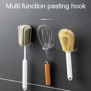 5/10 шт. Круглый крючок-наклейка, многофункциональное хранение, маленький крючок, круглый крючок-наклейка, настенная стойка для хранения геля для душа 5pcs