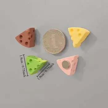5/10 шт. Мини-магнит на холодильник в виде сыра, симпатичное маленькое магнитное украшение на стену с надписью «Po Message»