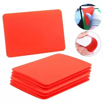 5/10 шт., мягкая тонировка для окон, ультратонкий ракель с краями, карбоновая виниловая автомобильная пленка, PPF, защитная пленка, инструмент для установки, резиновый скребок, стеклоочиститель 5PCS