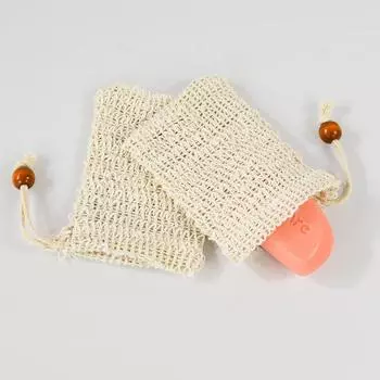 5/10 шт. Натуральный сизальовый мешочек для мыла, сетчатый мешочек для хранения мыла, отшелушивающий держатель для ванны и душа, вспенивание и сушка мыла