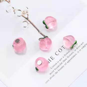 5/10 шт. персиковый фрукт магнит на холодильник наклейки на холодильник сообщение записка смола мультфильм украшение для дома подарок настенный декоративный