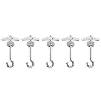 5/10 шт. Полые гипсокартонные откидные болты-бабочки Подвеска Настенные крючки Потолочный крюк Настенное крепление Крыло 5pcs