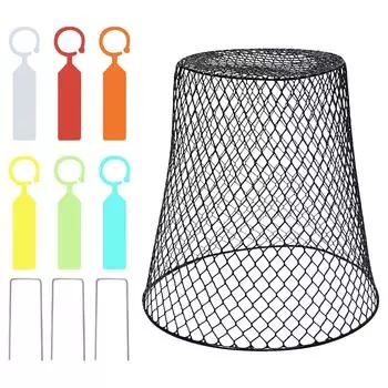 5/10 шт. Проволочная защита растений, садовая крыша, саженцы, защитные клетки для фруктов и овощей, предотвращающие появление кроликов, кур, белок