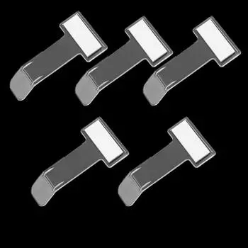 5/10 шт прозрачный держатель для парковочного талона, чека, разрешения, карты, наклейка на лобовое стекло, пластиковый держатель для купюр