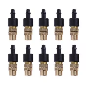 5-10 шт. Регулируемая медная распылительная насадка для садовых растений, распылительная насадка для распыления тумана, система автоматического полива с охлаждением