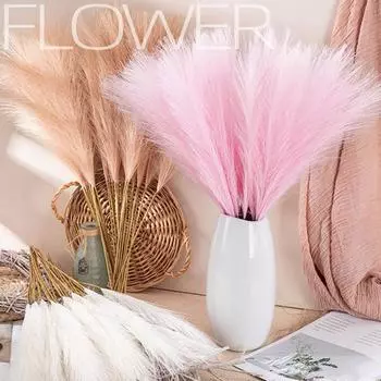 5/10 шт. реквизит для фотографий моделирование травы искусственный пампасный тростник мини пампасный тростниковая трава 5PCS