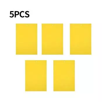 5/10 шт. Сильные ловушки для мух, липкая доска для ловли тлей, насекомых