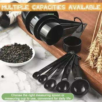 5/10 шт. со шкалой мерная ложка чайная ложка многоцелевая ложка для выпечки торта мука еда мерный стакан совок домашняя кухня кулинария 5Pcs Spoon