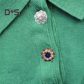 5/10 шт. Стразы Накладки на пуговицы Цветочные накладки на пуговицы на рукава Без шитья Мгновенные застежки на пуговицы Украшения для платья Костюм Смокинг Рубашка Сделай Сам 5pcs красный