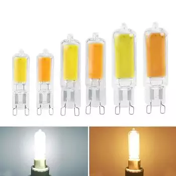 5/10 шт. светодиодная лампа G9 переменного тока 220 В 5 Вт 7 Вт 10 Вт стеклянный корпус домашняя люстра прожектор заменить 20 Вт 30 Вт 40 Вт галогенная лампа Lampara LED 5pcs
