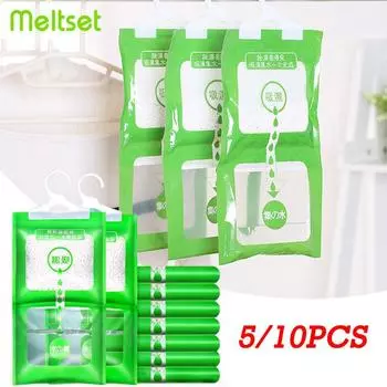 5/10 упаковок влагопоглотителя подвесной мешок стойкие к плесени антивлагозащитные мешки для шкафа шкафа осушитель для помещений мешки для осушения 5pcs
