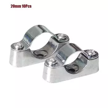 5/10Pcs 16mm-50mm Adjustable Hardware Fastener Hardware Fastener Saddle Clip Plumbing Installation 20mm
