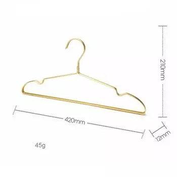 5/10pcs Matte Gold Clothes Hanger Anti -slip Aluminum Alloy Clothing Drying Rack Wardrobe Dress Towel Coat Hangers Organizer 5pcs