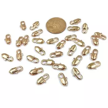 5*12 мм 10 шт. для браслета «сделай сам», ожерелья, цепи для мобильного телефона, прыгающие кольца, принадлежности, застежка-лобстер, изготовление ювелирных изделий, материал ручной работы 10PCS/Pack 5x12mm