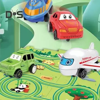 5/15/25 шт./компл. головоломка, игрушечный трек-автомобиль, мультяшный динозавр, океан, космос, земля, тема, дети, обучающая головоломка, трек-автомобиль, настольная игра, подарок для малышей, мальчиков и девочек 25 pcs синий