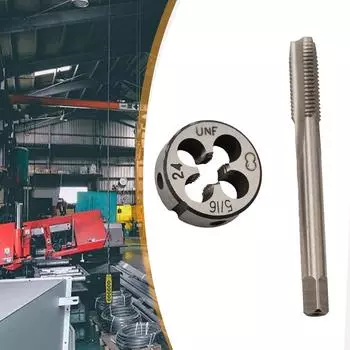 5/16 -24TPI Набор матриц для метчиков 5/16 -24UNF, прямая канавка