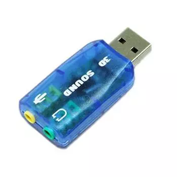 5.1 Каналы?USB-разъем 3,5 мм, аудиоадаптер, конвертер ПК, внешняя звуковая карта 3D