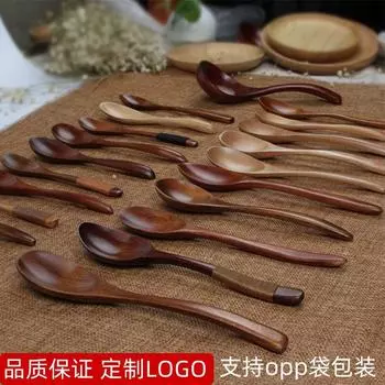 5/1 шт. ложки из натурального дерева в японском стиле с длинной ручкой ложка для супа кофейная молочная чайная ложка совки кухонная утварь инструменты для приготовления пищи
