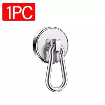 5/1 шт. прочные неодимовые магнитные крючки, сверхпрочные вращающиеся на 360° карабины для полотенец, ключей, холодильника, многоцелевые крючки для хранения 2.5X4.5CM