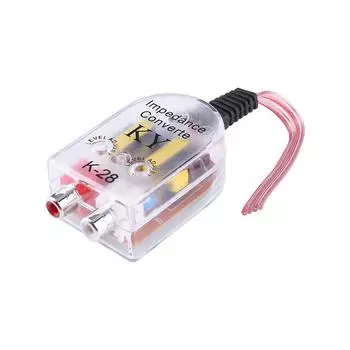 5-1 шт. автомобильный стерео радио динамик высокий к низкому RCA линия сабвуфер аудио конвертер автомобильный динамик к RCA уровень адаптер автомобильные аксессуары