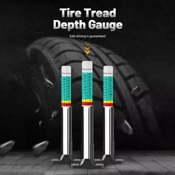 5-20Pcs 25mm Car Tyre Measuring Pen Universal Tire Tread Pattern Depth Measuring Tool Automotive Feeler Gauge Thickness Gauges