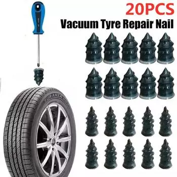 5/20PCS Motorcycle Vacuum Tyre Repair Nail Kit Car Scooter Bike Universal Tubeless Rubber Nails Tire Puncture Repair Accessories