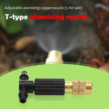 5-20pcs Outdoor Misting Cooling System Garden Irrigation Durable Water Sprinkler Head 4/7 Pipe Watering Automatic Spray