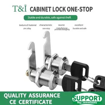 5/20SETS Замок безопасности металлический цилиндровый шкафчик замок кулачковый с ключами почтовый ящик замок безопасности ящик 16 мм/20 мм/25 мм/30 мм 5Sets