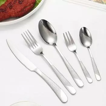 5/25 предметов столовая посуда из нержавеющей стали в форме звезды, набор столовых приборов, нож, вилка и ложка, десертная столовая посуда, свадебные сувениры
