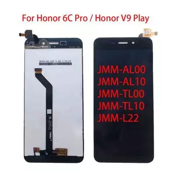 5,2-дюймовый ЖК-экран для Huawei Honor 6C Pro/Honor V9 Play, ЖК-дисплей, дигитайзер сенсорного экрана, полная сборка чёрный