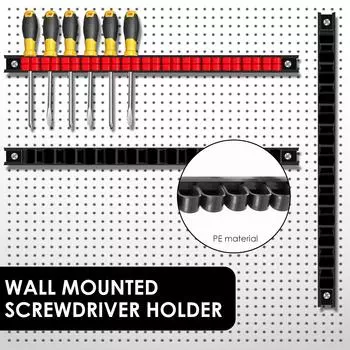 5/2 шт. держатель-органайзер для отверток настенный держатель для отверток гаечный ключ плоскогубцы стойка органайзер инструмент крепеж вешалка для инструментов