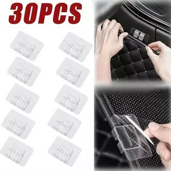 5/30 шт. Универсальный автомобильный коврик для ног, фиксирующая наклейка, коврик для салона автомобиля, нескользящий зажим, фиксатор, органайзер для салона автомобиля, автомобильные аксессуары 5PCS