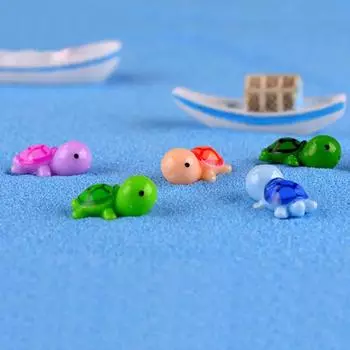 5-30Pcs Mini Turtle Miniature Figurine Ornaments Animal DIY Crafts for Desk Pot Landscape Car Garden Home Decoration Accessories 10mm x 23mm