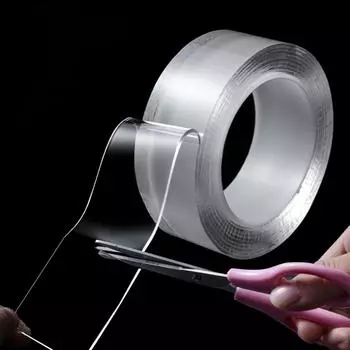 5/3/1 Nano Двусторонняя лента, Водостойкий автомобильный клей, След, Повреждение стены, Прозрачная лента, След с обеих сторон 50mm чистый